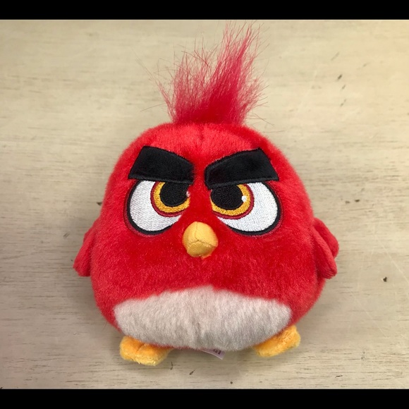 Angry Birds Red Hatchlings Plush Bird Like New - Picture 1 of 3